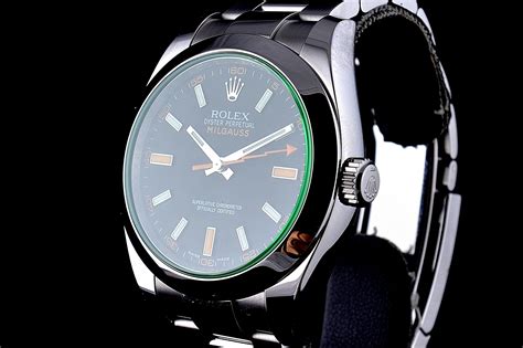 rolex milgauss vetro verde usato|Rolex Milgauss 40MM IN ACCIAIO VETRO VERDE REF..